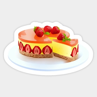 Autumn Cheesecake Sticker